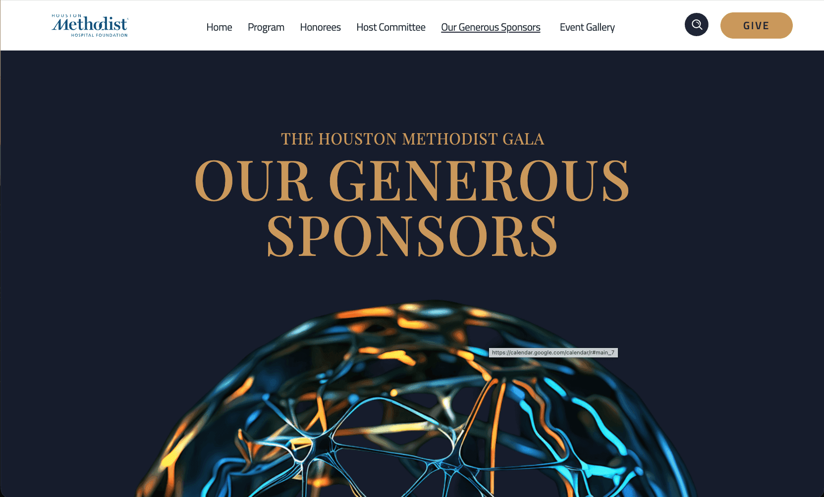 Gala Donation Campaign publication preview