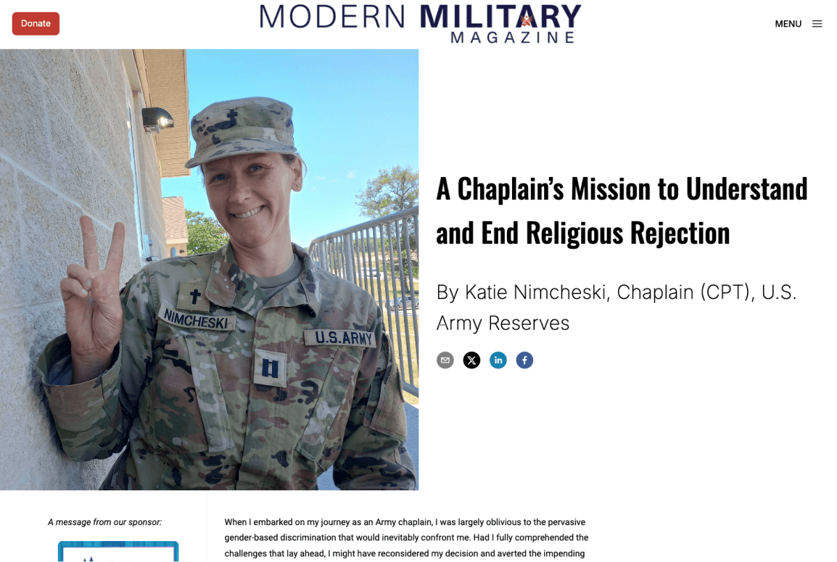 Modern Military Magazine publication