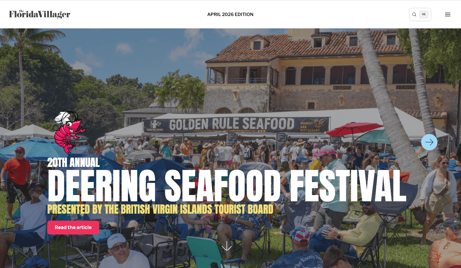 The Florida Villager Magazine publication preview