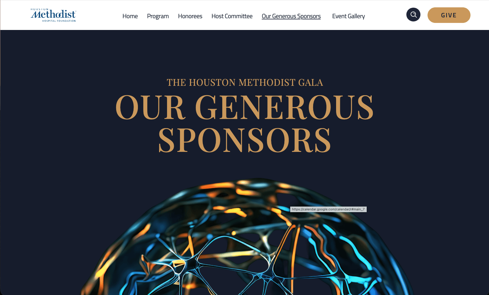Gala Donation Campaign publication preview