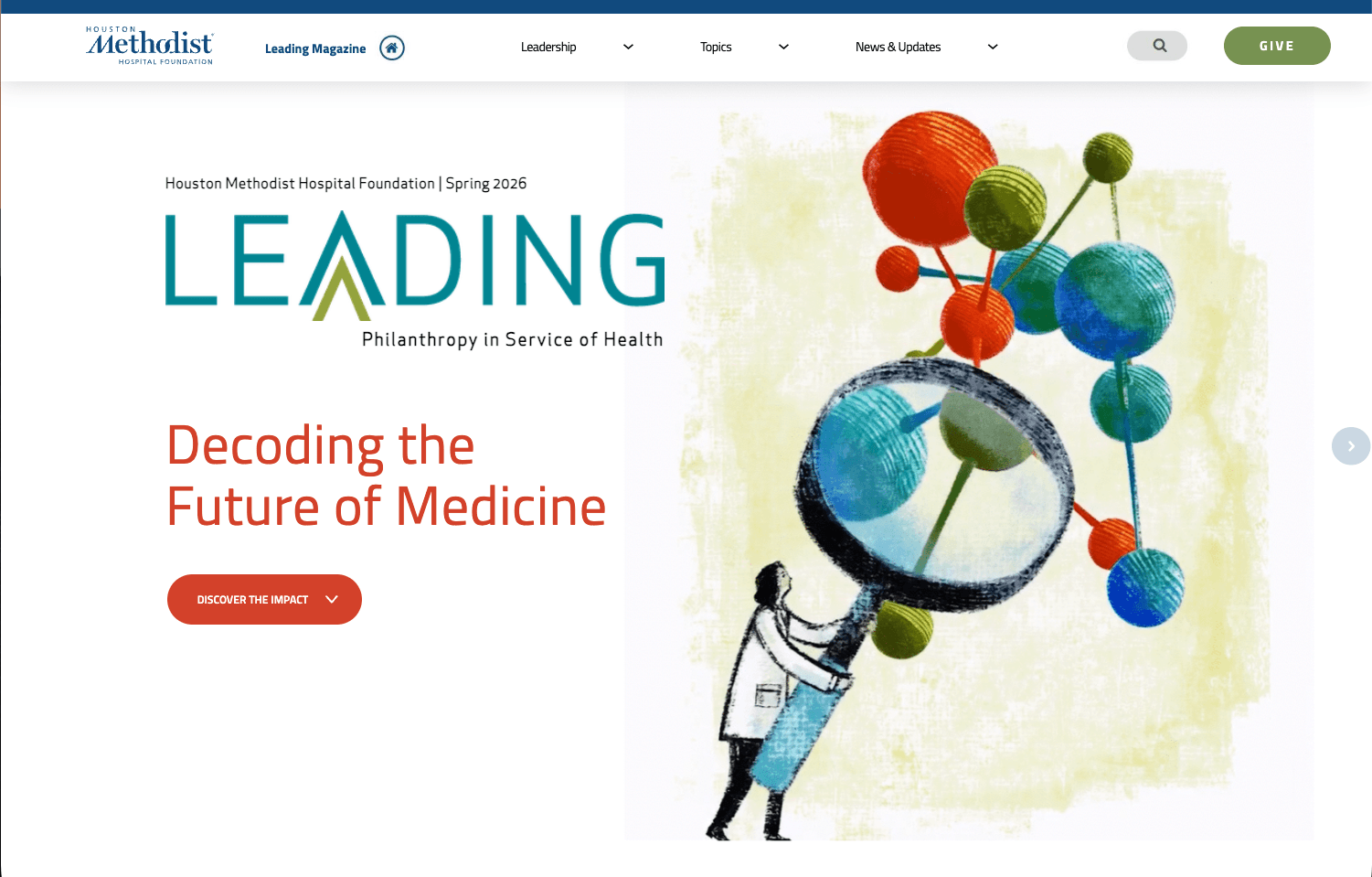 Leading Magazine publication preview