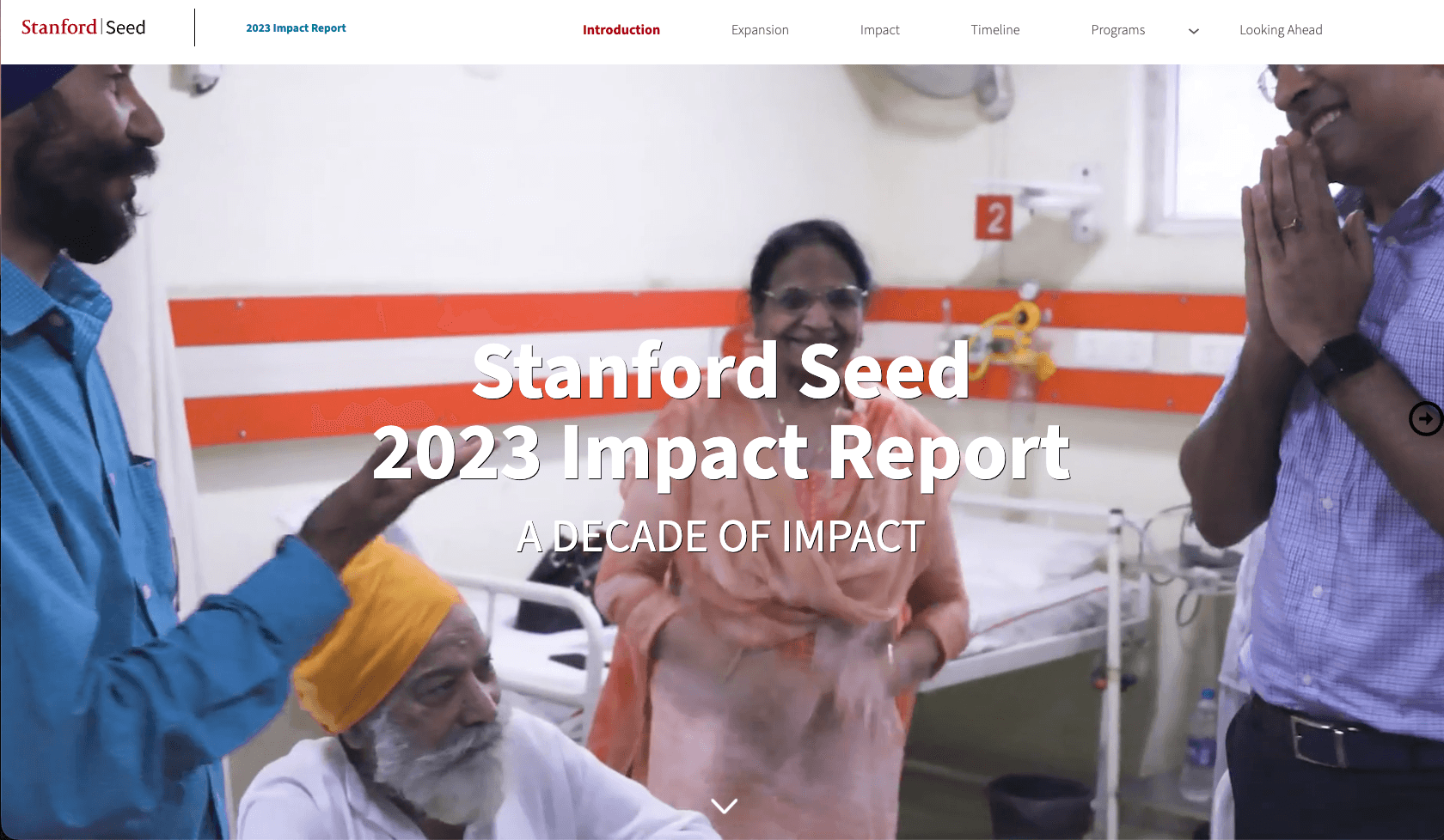 Stanford Seed 2023 Impact Report publication preview